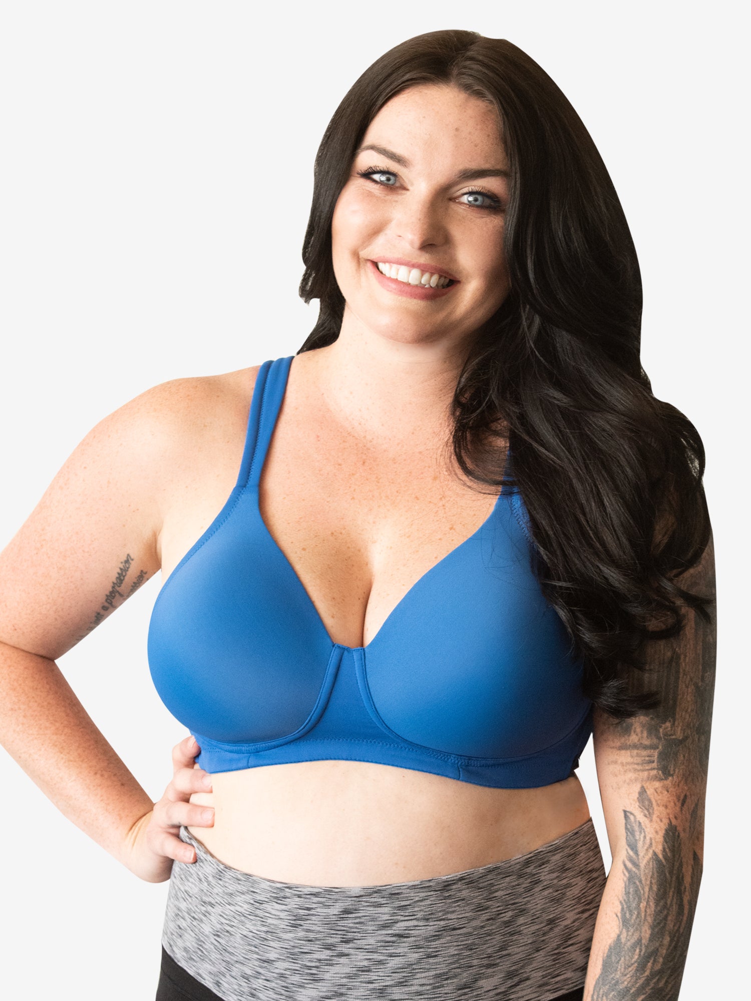 Leading Lady 40F The Brigitte Full Coverage Underwire Molded Padded Seamless  Bra