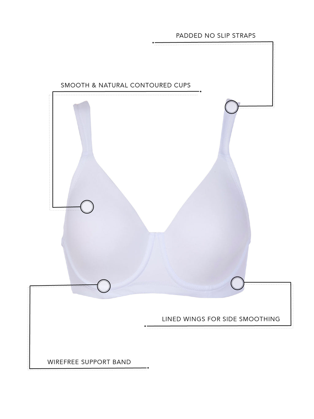 Wire-Free Soft Padded Bra For Women Plain Bras for Girls With Adjustable  Straps and Back Closure Brazer for Ladies for B and C Cups in 34 to 42 Sizes