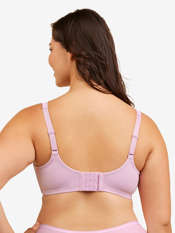 The Brigitte Full Coverage - Padded Wirefree T-Shirt Bra - Orchid Bouquet,38A