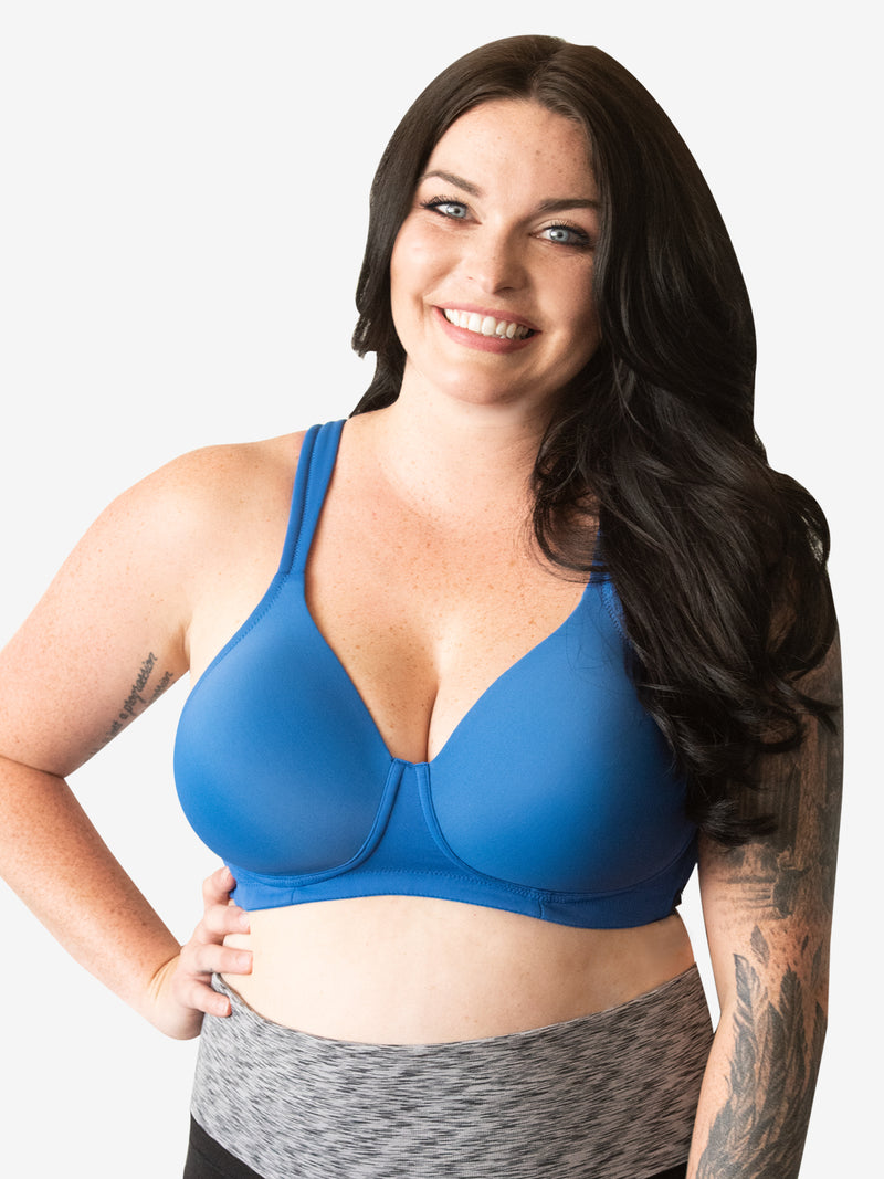 Leading Lady Brigitte Racerback Front-Closure Bra - Molded, Padded,  Seamless T-Shirt Bra - Size Range Includes Plus Size Bras for Women (Color,  Size) at  Women's Clothing store