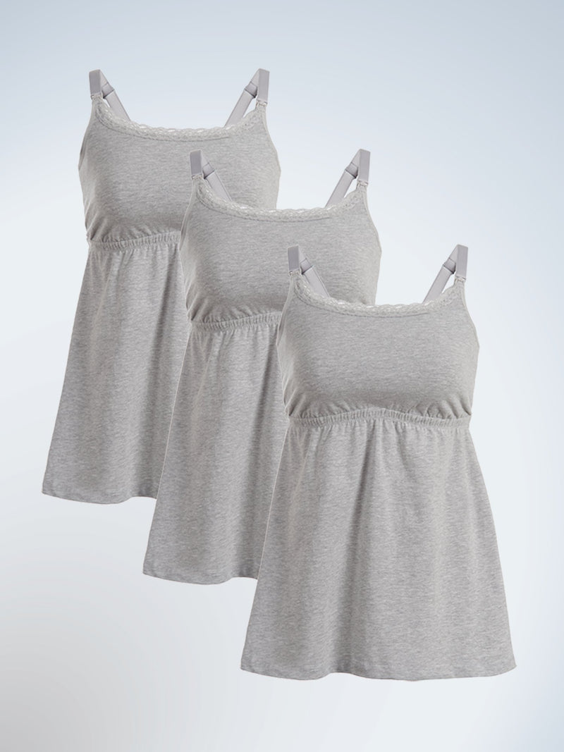 White Lace Nursing Camisole