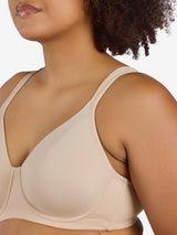 The Brigitte Full Coverage - Padded Underwire T-Shirt Bra - Sand,38A