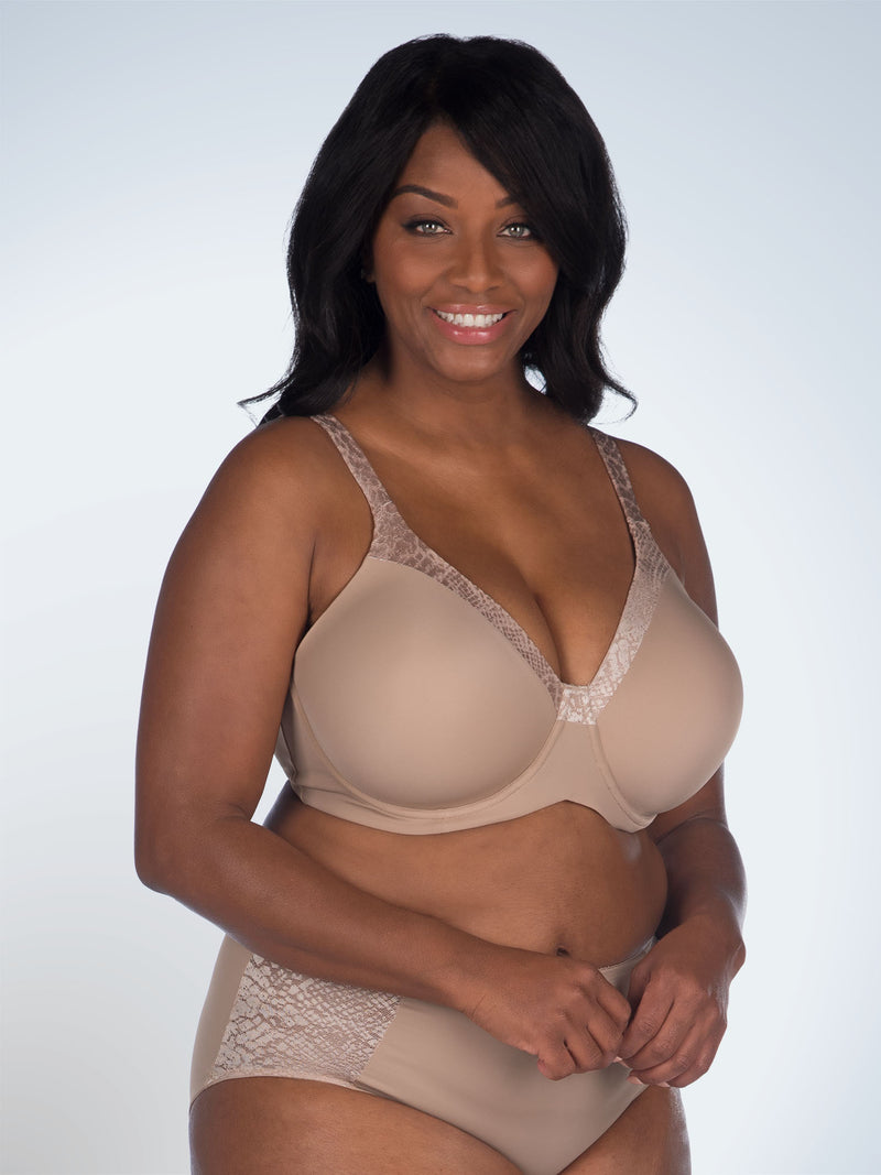 Leading Lady Lightly Padded Underwired T-Shirt Bra - Warm Taupe