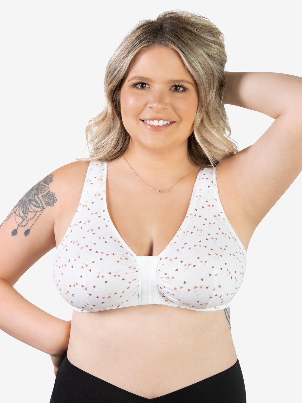 The Meryl - Cotton Front-Closure Comfort &amp; Sleep Bra – Leading 