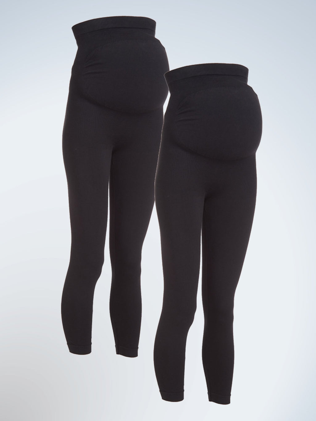 Maternity Support Leggings Patented Back Support 2-Pack – Leading